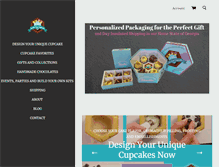 Tablet Screenshot of createyourcupcake.com